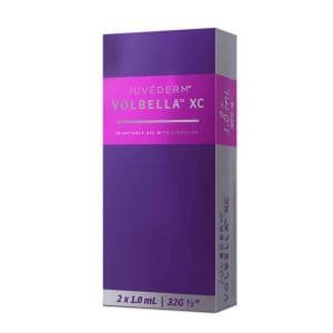 Syringe of juvederm volbella peri-ocular (eyelid) dermal filler