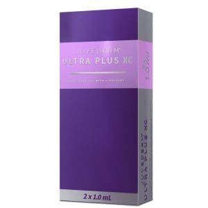 Syringe of juvederm ultra plus xc lip and peri-oral dermal filler