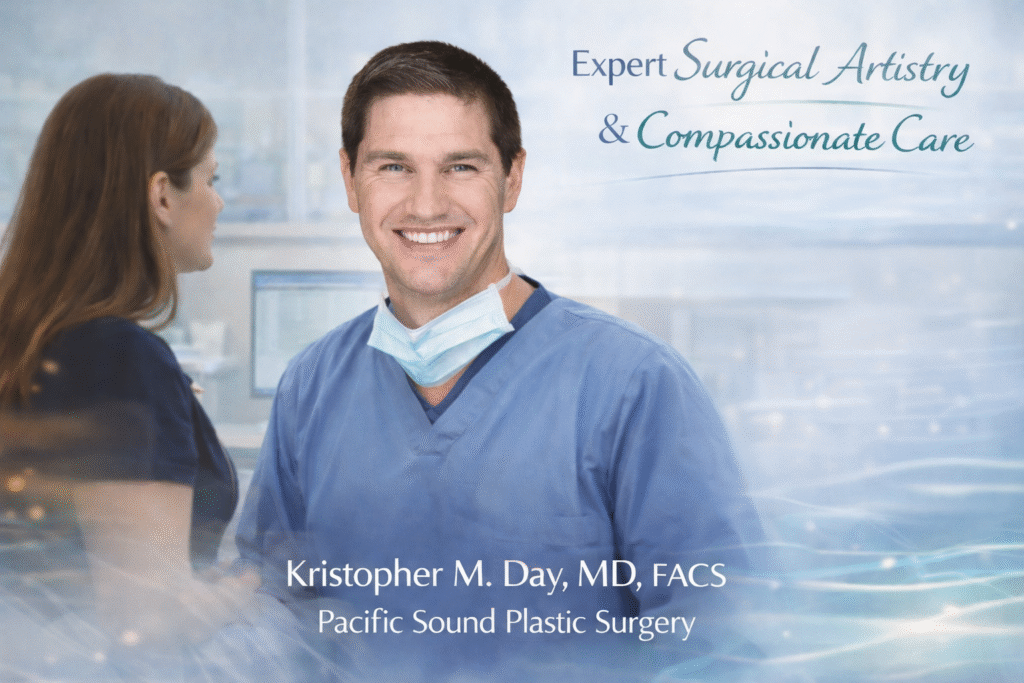 Dr kristopher m day expert surgical artistry compassionate care bellevue pacific sound plastic surgery | pacific sound plastic surgery